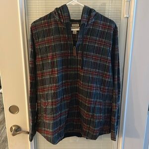 L.L. Bean flannel jacket with full zipper